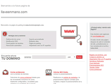 Tablet Screenshot of llaveenmano.com